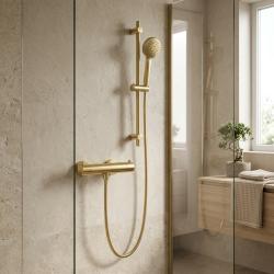 Aquanello Eterna Robinet termostatic de duș cu montare la suprafață auriu ET2600-60
